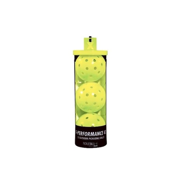 Franklin Sports 247011 X-Performance 40 Outdoor Pickleballs - Yellow; 3 Piece 247011 - main